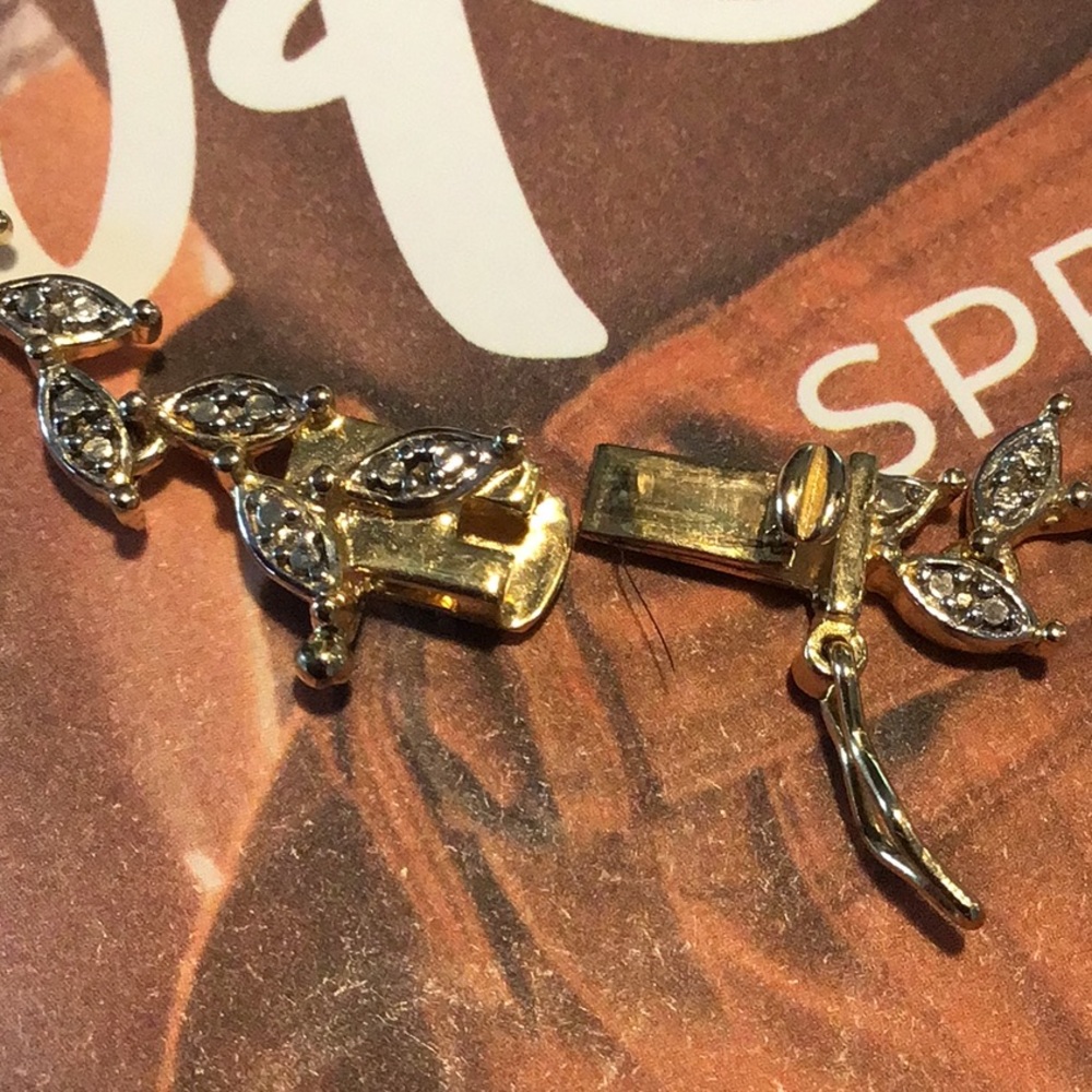 Sapphire/Dia Accent Necklace - Picture 4 of 5